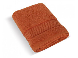 Froté ručník 50x100cm proužek 450g terra